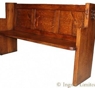 MARTIN LIZARDMAN DUTTON 5 FOOT OAK CHURCH PEW