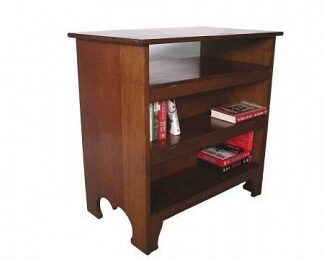 ARTHUR SIMPSON DUAL SIDED OAK BOOKCASE