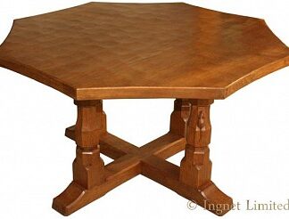 ROBERT MOUSEMAN THOMPSON LARGE COFFEE TABLE OF OCTAGONAL DESIGN