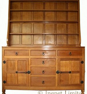 ROBERT MOUSEMAN THOMPSON WELSH OAK DRESSER