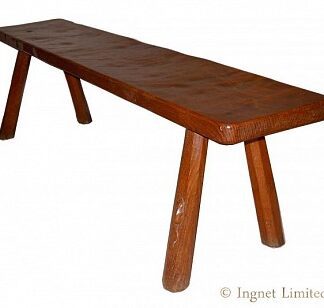 ROBERT MOUSEMAN THOMPSON EARLY ADZED BENCH