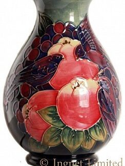 MOORCROFT BALUSTER VASE BY SALLY TUFFIN