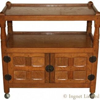 SID POLLARD YORKSHIRE OAK TROLLY/CUPBOARD