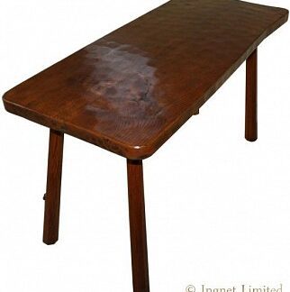 ROBERT MOUSEMAN THOMPSON EARLY ADZED TAVERN TABLE