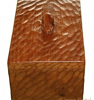 ROBERT MOUSEMAN THOMPSON VINTAGE OAK TRINKET BOX