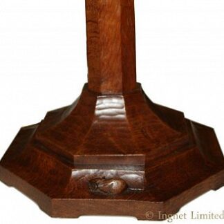 ROBERT MOUSEMAN THOMPSON CLASSIC ADZED OAK STANDARD LAMP