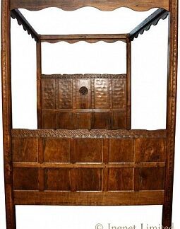 THOMAS GNOMEMAN WHITTAKER TESTER FOUR POSTER OAK BED