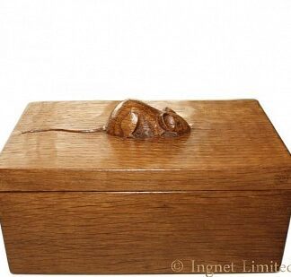 ROBERT MOUSEMAN THOMPSON OAK TRINKET BOX