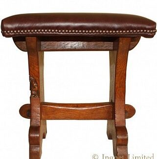 THOMAS GNOMEMAN WHITTAKER OF LITTLEBECK YORKSHIRE OAK STOOL