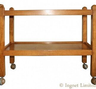 ROBERT MOUSEMAN THOMPSON DINNER WAGON OR TEA TROLLEY