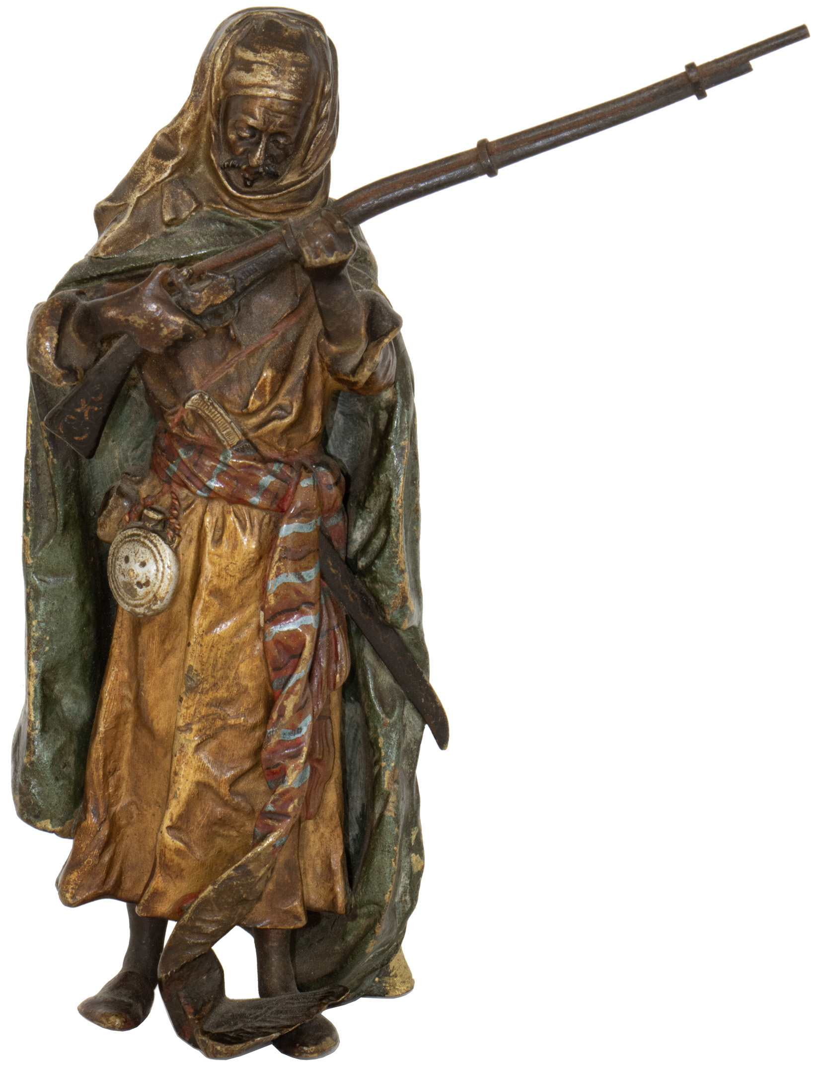 AUSTRIAN COLD PAINTED BRONZE BY FRANZ BERGMAN - Image 3