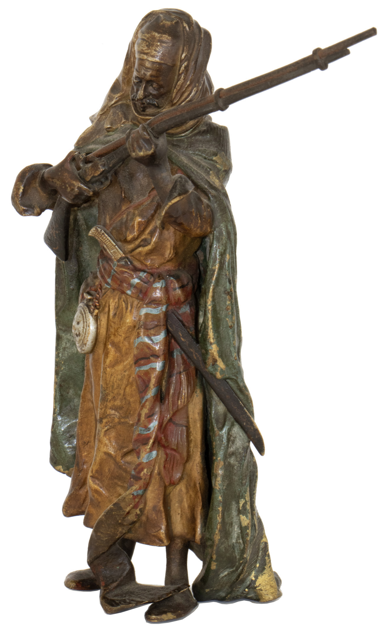 AUSTRIAN COLD PAINTED BRONZE BY FRANZ BERGMAN - Image 4