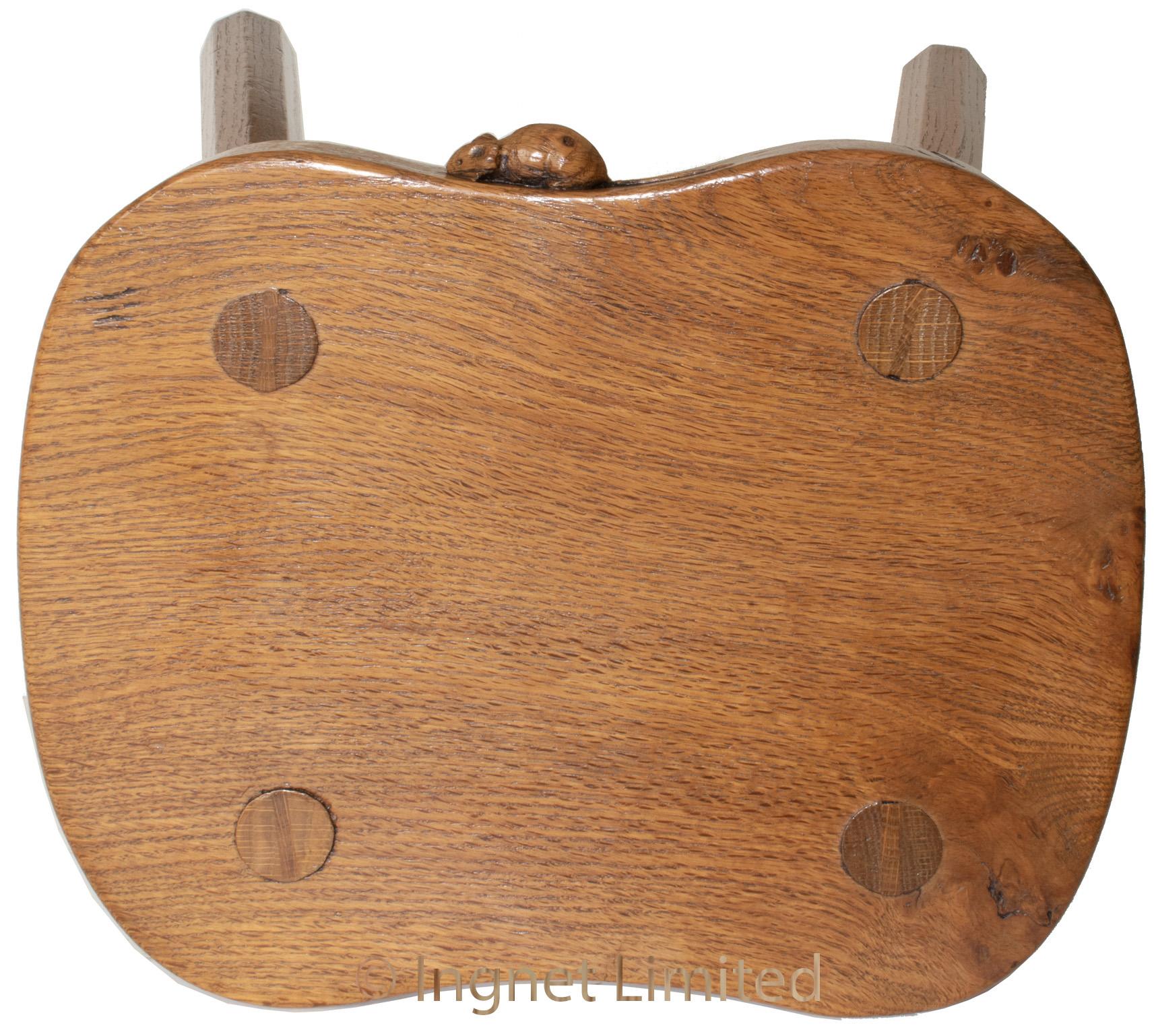 ROBERT MOUSEMAN THOMPSON FOUR LEGGED COW STOOL