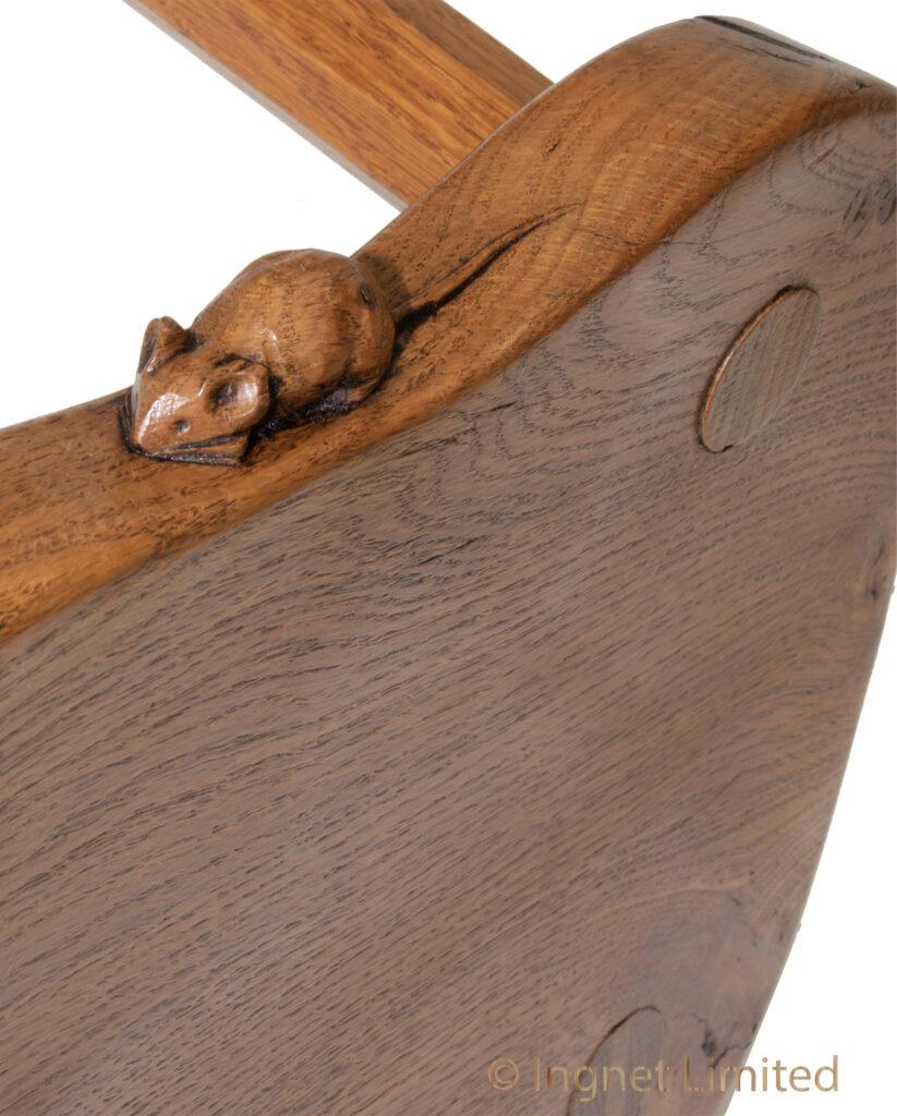 ROBERT MOUSEMAN THOMPSON FOUR LEGGED COW STOOL