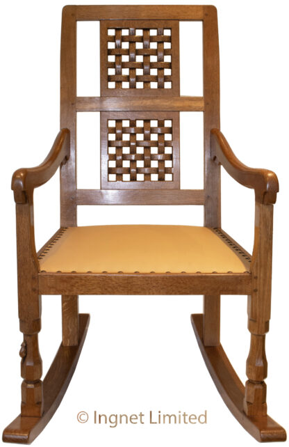 ROBERT MOUSEMAN THOMPSON ROCKING CHAIR - Image 2