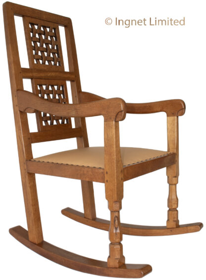 ROBERT MOUSEMAN THOMPSON ROCKING CHAIR - Image 3