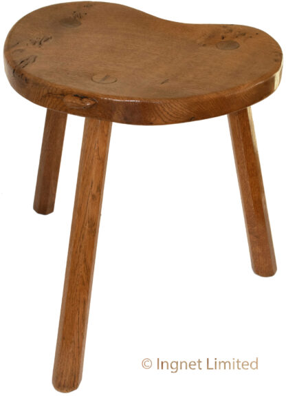 ROBERT MOUSEMAN THOMPSON BURR OAK STOOL - Image 3