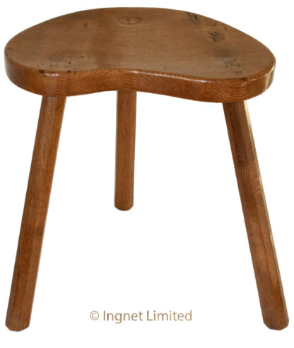 ROBERT MOUSEMAN THOMPSON BURR OAK STOOL - Image 4