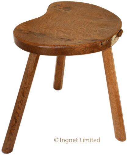 ROBERT MOUSEMAN THOMPSON BURR OAK STOOL - Image 5