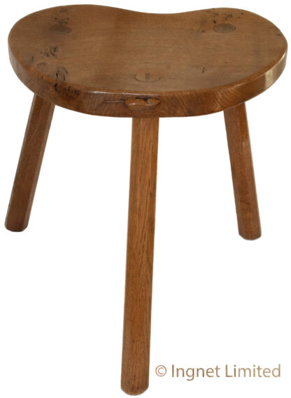 ROBERT MOUSEMAN THOMPSON BURR OAK STOOL - Image 7