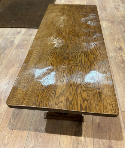 SID POLLARD OAK ADZED COFFEE TABLE - Image 2