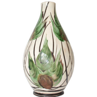 HERMAN A Kähler LARGE VASE WITH FOLIAGE DESIGN