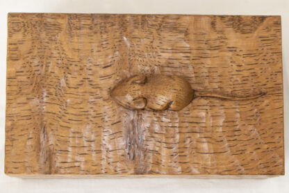ROBERT MOUSEMAN THOMPSON OAK TRINKET BOX - Image 11