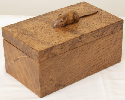 ROBERT MOUSEMAN THOMPSON OAK TRINKET BOX - Image 14