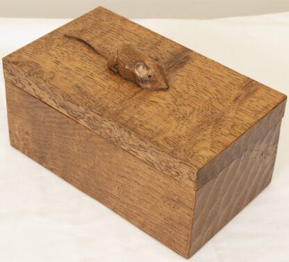 ROBERT MOUSEMAN THOMPSON OAK TRINKET BOX - Image 5