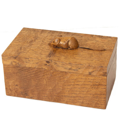 ROBERT MOUSEMAN THOMPSON OAK TRINKET BOX