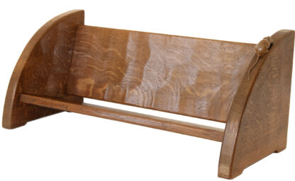 ROBERT MOUSEMAN THOMPSON ADZED BOOK TROUGH - Image 2