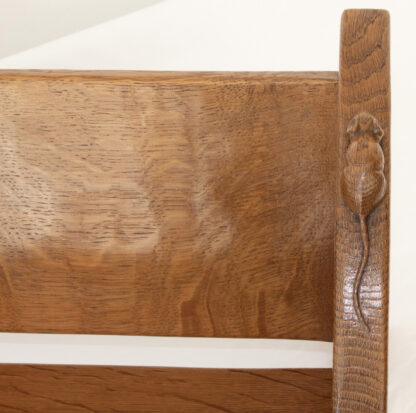ROBERT MOUSEMAN THOMPSON ADZED BOOK TROUGH - Image 12