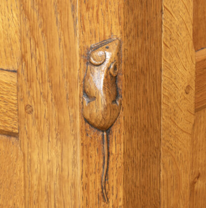 ROBERT MOUSEMAN THOMPSON 5ft ADZED OAK SIDEBOARD - Image 16