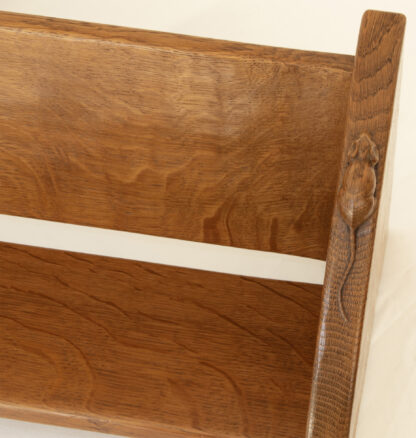 ROBERT MOUSEMAN THOMPSON ADZED BOOK TROUGH - Image 13