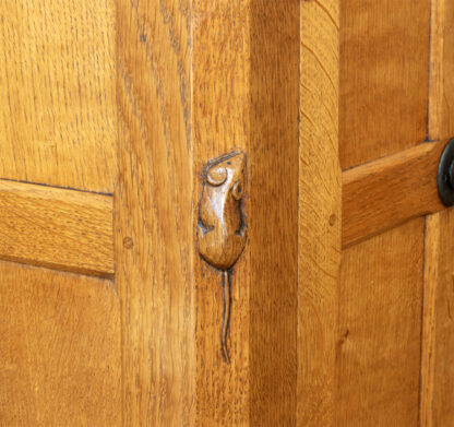 ROBERT MOUSEMAN THOMPSON 5ft ADZED OAK SIDEBOARD - Image 13