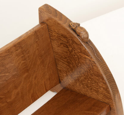 ROBERT MOUSEMAN THOMPSON ADZED BOOK TROUGH - Image 14
