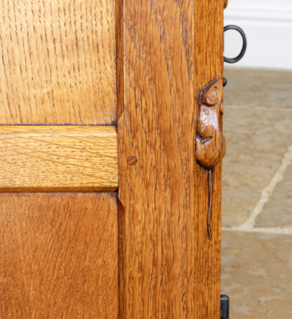 ROBERT MOUSEMAN THOMPSON 5ft ADZED OAK SIDEBOARD - Image 14