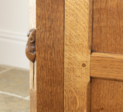 ROBERT MOUSEMAN THOMPSON 5ft ADZED OAK SIDEBOARD - Image 15