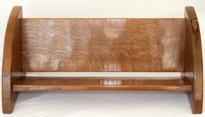 ROBERT MOUSEMAN THOMPSON ADZED BOOK TROUGH - Image 3