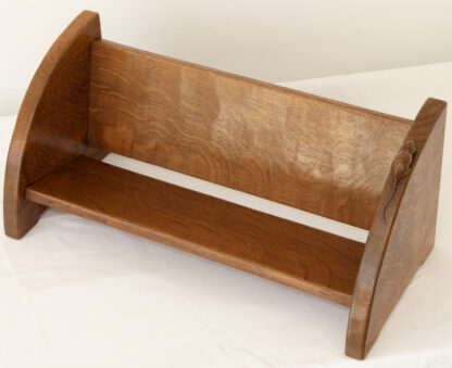ROBERT MOUSEMAN THOMPSON ADZED BOOK TROUGH - Image 7