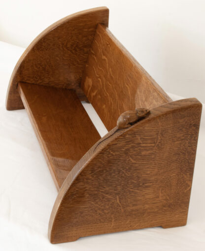 ROBERT MOUSEMAN THOMPSON ADZED BOOK TROUGH - Image 8