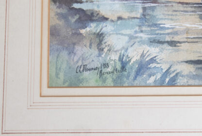 CHRIS MOUNCEY BARNARD CASTLE COUNTY BRIDGE WATERCOLOUR - Image 6