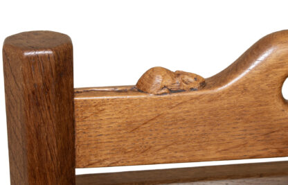 ROBERT MOUSEMAN THOMPSON OAK MAGAZINE RACK - Image 13