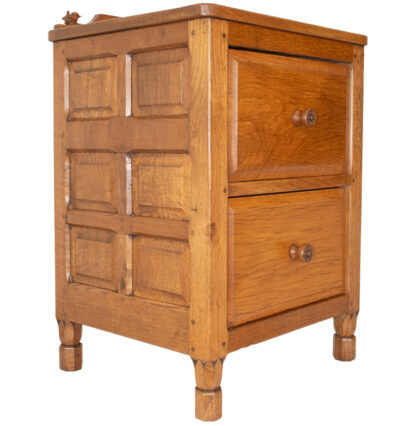 WRENMAN BEDSIDE 2 DRAWER BEDSIDE CUPBOARD