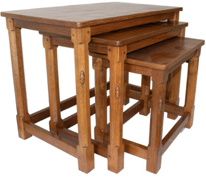 ROBERT MOUSEMAN THOMPSON NEST OF TABLES - Image 2