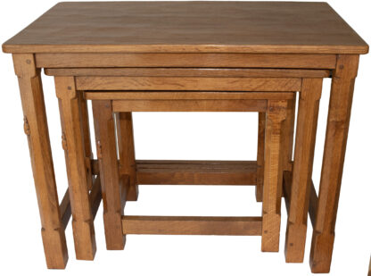 ROBERT MOUSEMAN THOMPSON NEST OF TABLES - Image 3