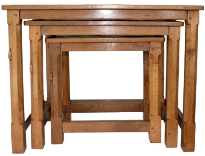 ROBERT MOUSEMAN THOMPSON NEST OF TABLES - Image 5