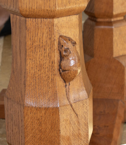 R0BERT MOUSEMAN THOMPSON BURR OAK DINING TABLE - Image 17