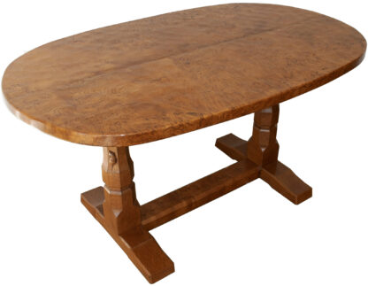 R0BERT MOUSEMAN THOMPSON BURR OAK DINING TABLE - Image 3
