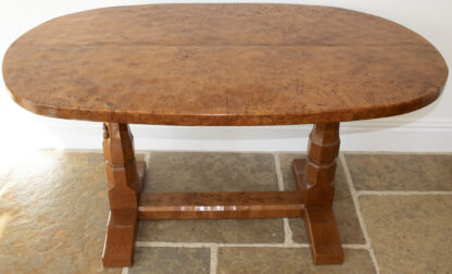 R0BERT MOUSEMAN THOMPSON BURR OAK DINING TABLE - Image 5